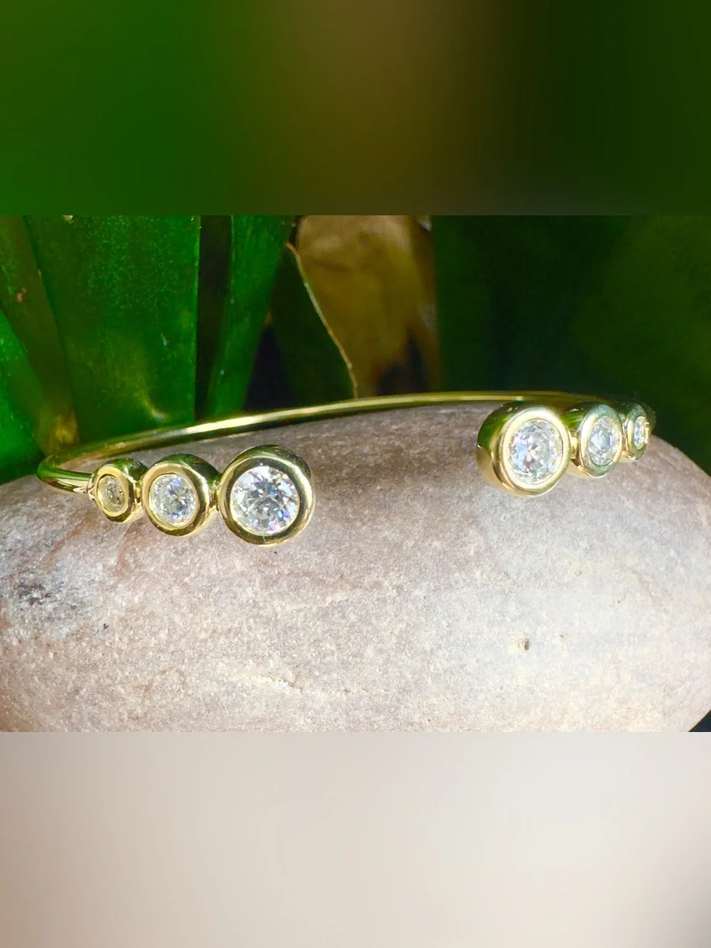 Gold Open Cuff Bracelet